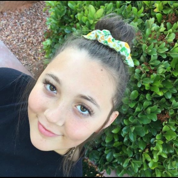 the SUMMER style 5” handmade hair scrunchie - Picture 3 of 3